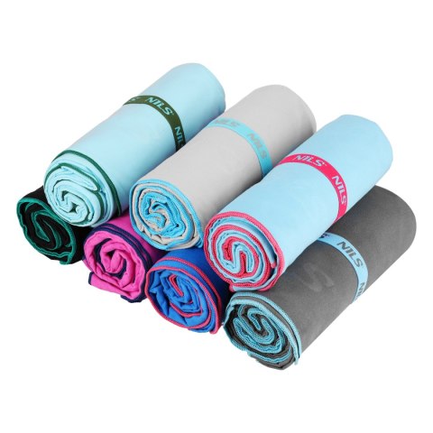 NCR13 CZARNY RĘCZNIK Z MIKROFIBRY 200X90 cm NILS