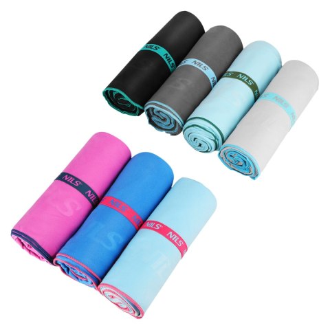 NCR13 RĘCZNIK Z MIKROFIBRY NIEBIESKI 200X90 cm NILS