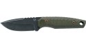 Nóż Fox KS OD Green G10, Top Shield Antracite Stonewashed Niolox by GZ Tactical Knives (FX-627 G10OD)