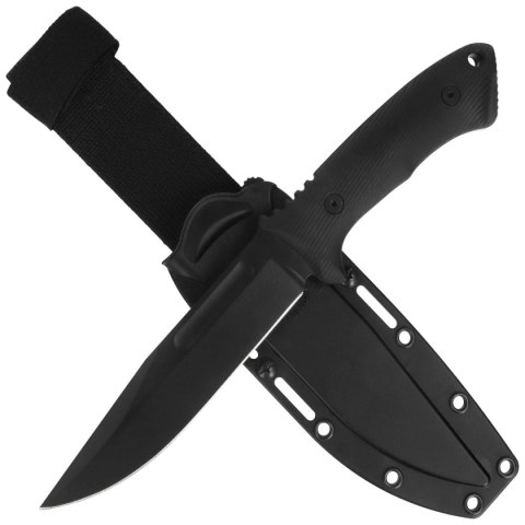 Nóż Spartan Blades Harsey Fighter Black Polymer, Black 1095 Cro-Van by William W. Harsey (SBSL006BK)