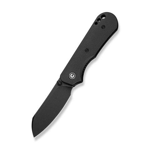Nóż składany Civivi Crabby Black Canvas Micarta, Black Stonewashed 14C28N by Ken Onion Jr. (C24055-3)