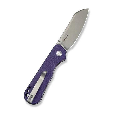Nóż składany Civivi Crabby Purple G10, Stonewashed 14C28N by Ken Onion Jr.