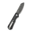 Nóż składany Civivi Crabby Shredded Carbon Fiber, Damascus by Ken Onion Jr. (C24055-DS1)