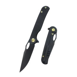 Nóż składany Kubey KB Knives Hydro Black Titanium, Black DLC M390 by Mark Perez (KB323B)
