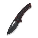 Nóż składany Sencut Squiggy Burgundy / Black G10, Black 9Cr18MoV (S24082A-3)