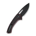 Nóż składany Sencut Squiggy Burgundy / Black G10, Black 9Cr18MoV (S24082A-3)
