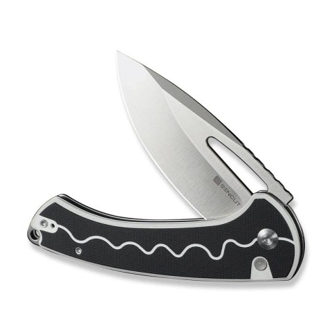 Nóż składany Sencut Squiggy White / Black G10, Satin 9Cr18MoV (S24082A-1)