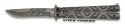 Nóż składany motylek Martinez Albainox Balisong Gray Stone Steel, Gray Stonewashed 3Cr13MoV (02105)