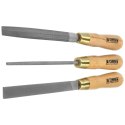 Zestaw pilników do metalu Mikov Narex Profi 3 szt. 150 mm (854301)