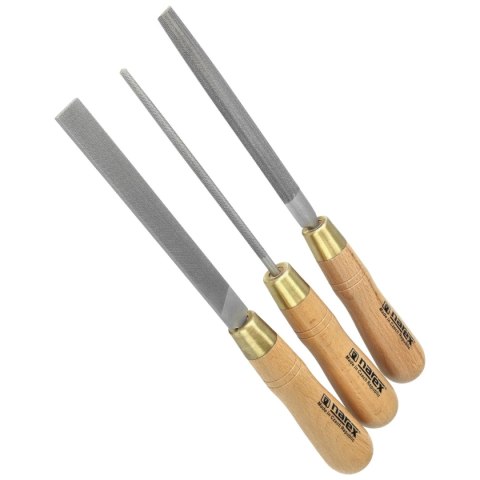 Zestaw pilników do metalu Mikov Narex Profi 3 szt. 150 mm (854301)