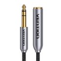 Kabel audio Vention męski do żeński 6.35mm BCXHF 1m
