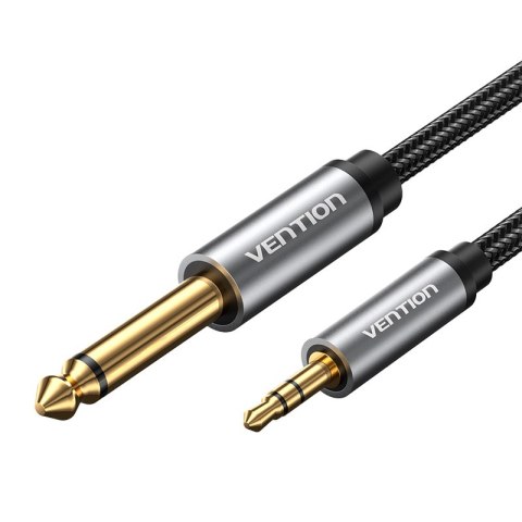 Kabel audio mini jack 3.5mm męski do jack 6.35mm męski Vention BCYHJ 5m