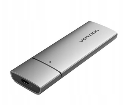 Obudowa M.2 NGFF SSD USB-C 3.1 5Gbps Vention KPEH0 Szara