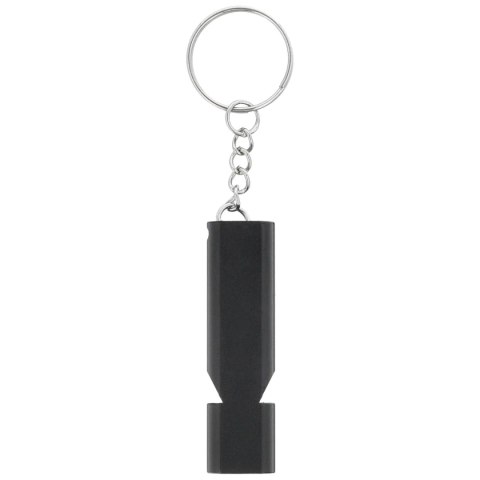 Brelok z gwizdkiem Barbaric Black Aluminium (16215-BK)