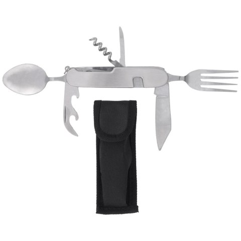 Niezbędnik składany Martinez Albainox Camping 7 Set Silver Aluminium, Mirror 3Cr13Mov (11021)