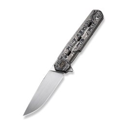 Nóż WE Knife Navo CPM-20CV Aluminum Foil CF