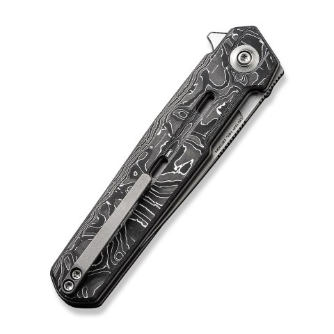 Nóż WE Knife Navo CPM-20CV Aluminum Foil CF