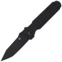 Nóż automatyczny Fox Predator Evolution Black FRN, Black Idroglider Niolox (FX-449 B)