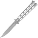 Nóż motylkowy Third Decor Habitat Balisong Stainless Steel, Satin (10967)