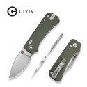 Nóż składany Civivi Baby Banter 2 TG Green G10, Satin 14C28N by Ben Petersen (C24074-1)