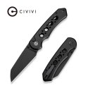 Nóż składany Civivi Pragma Prime Black Aluminium, Black Stonewashed 14C28N (C24067-1)