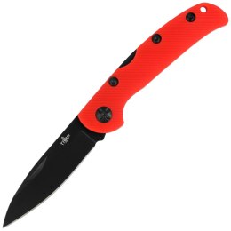 Nóż składany Third Decor Habitat N76 Navaja Red Nylon Fibre, Black 420 (TH-N76R)