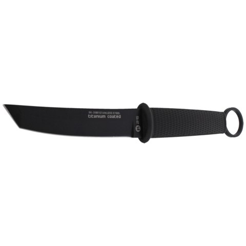 Nóż K25 Tactical Botero Tanto Black Rubber, Black