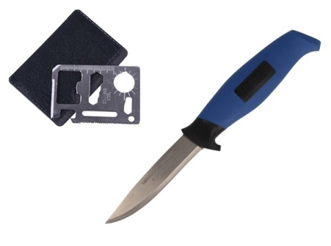 Nóż Lindbloms Craftman's Knife Blue Stal Nierdzewna 91mm (5000)