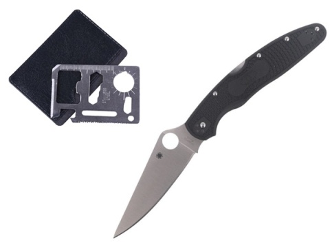 Nóż Spyderco Police 4 Lightweight FRN Black Plain (C07PBK4)