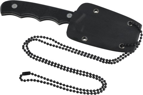 Nóż na szyję Tecnocut TCN3418 Neck Knife - Black G10, Black Stonewashed 440