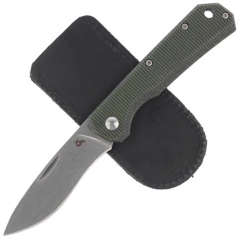Nóż składany BlackFox Ciol Green Canvas Micarta, Stonewashed 440C by Denis Simonutti (BF-748 MI)