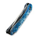 Nóż składany Civivi Elementum SJ Blue/Black/White Resin, Satin 14C28N (C18062AJ-4)