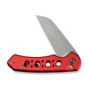 Nóż składany Civivi Pragma Prime Red Aluminium, Stonewashed 14C28N (C24067-2)