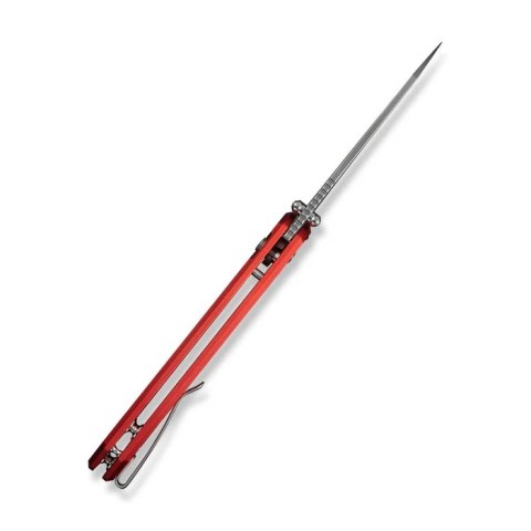 Nóż składany Civivi Pragma Prime Red Aluminium, Stonewashed 14C28N (C24067-2)