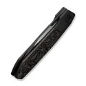 Nóż składany WeKnife Brr15 Black Titanium/Copper Foil Carbon Fiber, Black Stonewashed/Satin M390 by Rafal Brzeski (WE24007-1)
