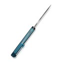 Nóż składany WeKnife Inmate Blue Titanium, Satin CPM 20CV by Jerad Neeve (WE23096B-3)