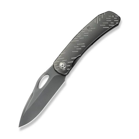 Nóż składany WeKnife Inmate Gray Titanium, Polished Gray CPM 20CV by Jerad Neeve (WE23096B-4)