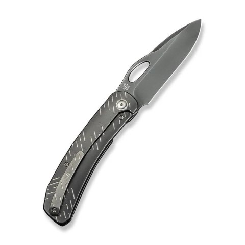 Nóż składany WeKnife Inmate Gray Titanium, Polished Gray CPM 20CV by Jerad Neeve (WE23096B-4)
