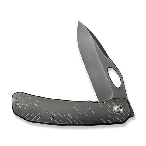 Nóż składany WeKnife Inmate Gray Titanium, Polished Gray CPM 20CV by Jerad Neeve (WE23096B-4)