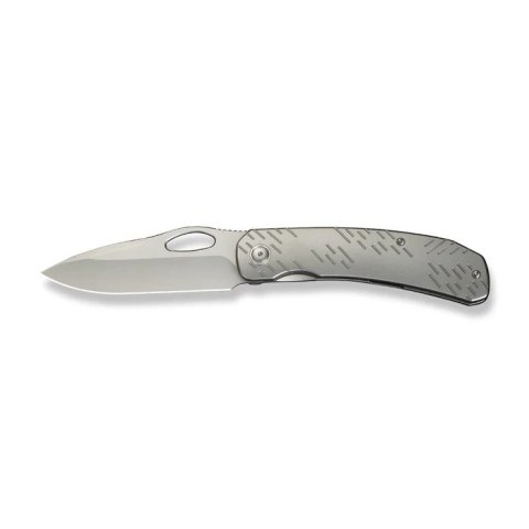 Nóż składany WeKnife Inmate Gray Titanium, Stonewashed CPM 20CV by Jerad Neeve (WE23096B-1)