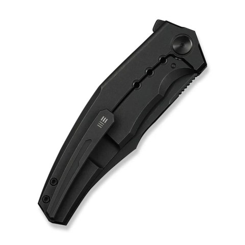 Nóż składany WeKnife Kyklos Black Titanium, Black Stonewashed M390 (WE23086-1)