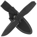 Nóż LionSteel Acha Black Burlap Micarta, Black Stonewashed M390 by Molletta (AH B BLB)