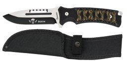 Nóż Martinez Albainox 32796 ABS Black/Camo Stringing, Brushed/Black 3Cr13Mov