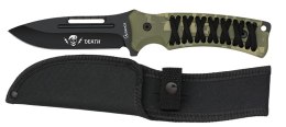 Nóż Martinez Albainox 32795 ABS Camo/Black Stringing, Black 3Cr13Mov