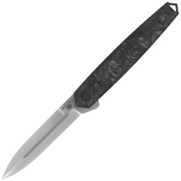 Nóż składany Fox Pacifico Dark Matter Fat Carbon, Satin MagnaCut by Bob Terzuola (FX-ATC-OG02 MCF)