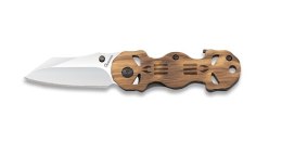 Nóż składany Martinez Albainox Skull Wood, Satin 3Cr13Mov (18549)