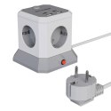 Listwa zasilająca BLITZWOLF BW-EC1 4 gniazda (czarna)