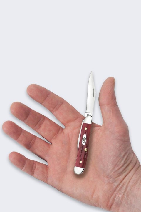 Scyzoryk Case Pocket Worn Peanut SS Old Red