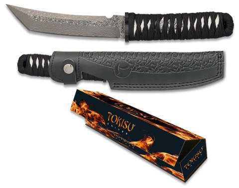 Sztylet japoński Tokisu Black String, Damascus (32623)