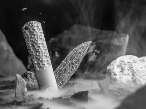 Boker BRLW Meteorite Damast nóż kieszonkowy Solingen